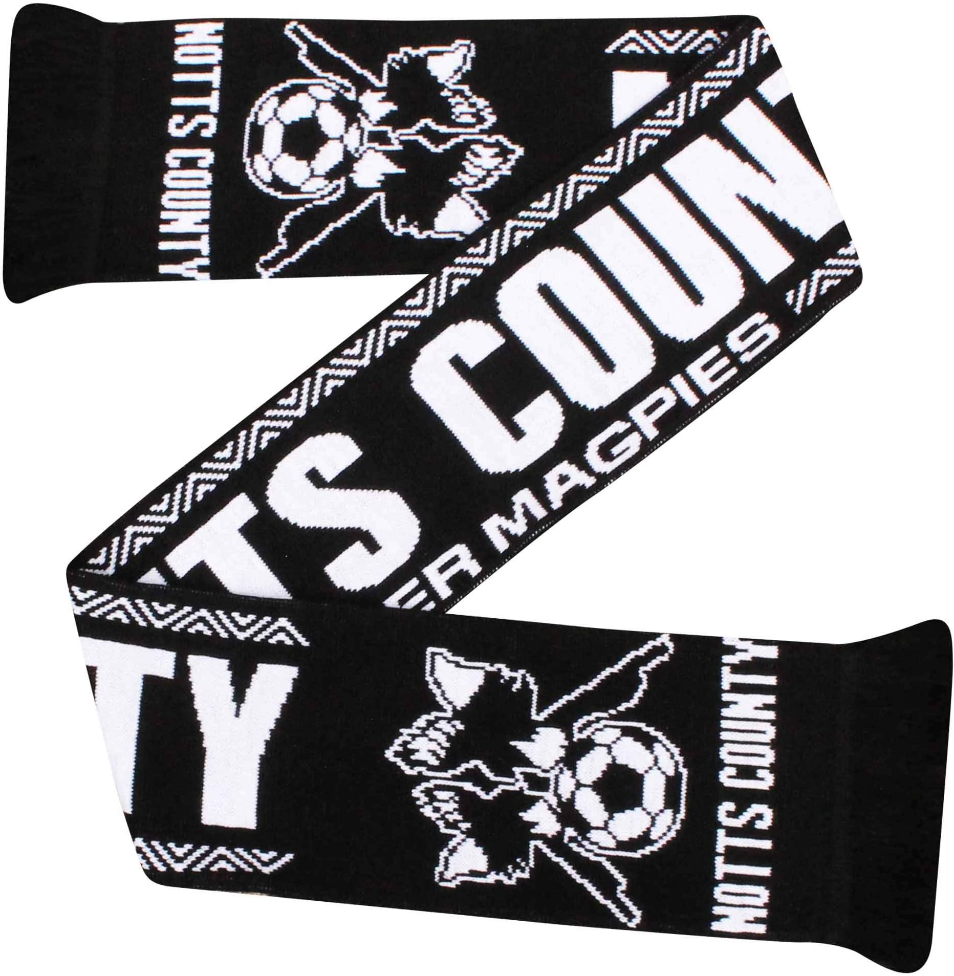 Notts County Football Fans Scarf (100% Acrylic)