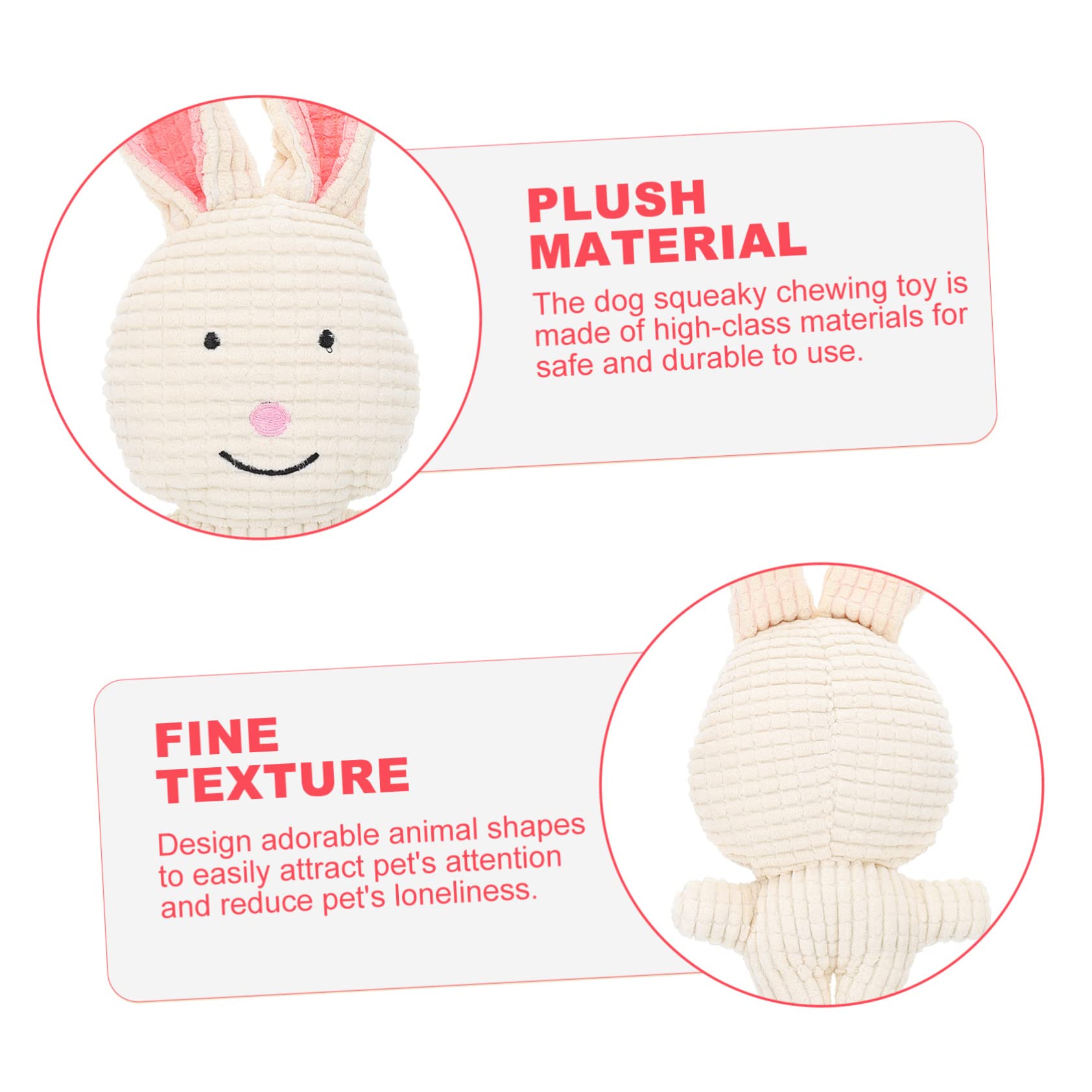 Toddmomy 5piezas Juguete De Peluche para Perros Squeaker Juguete Interactivo para Mascotas para Masticar Duradero para Cachorros y Perros Pequeños