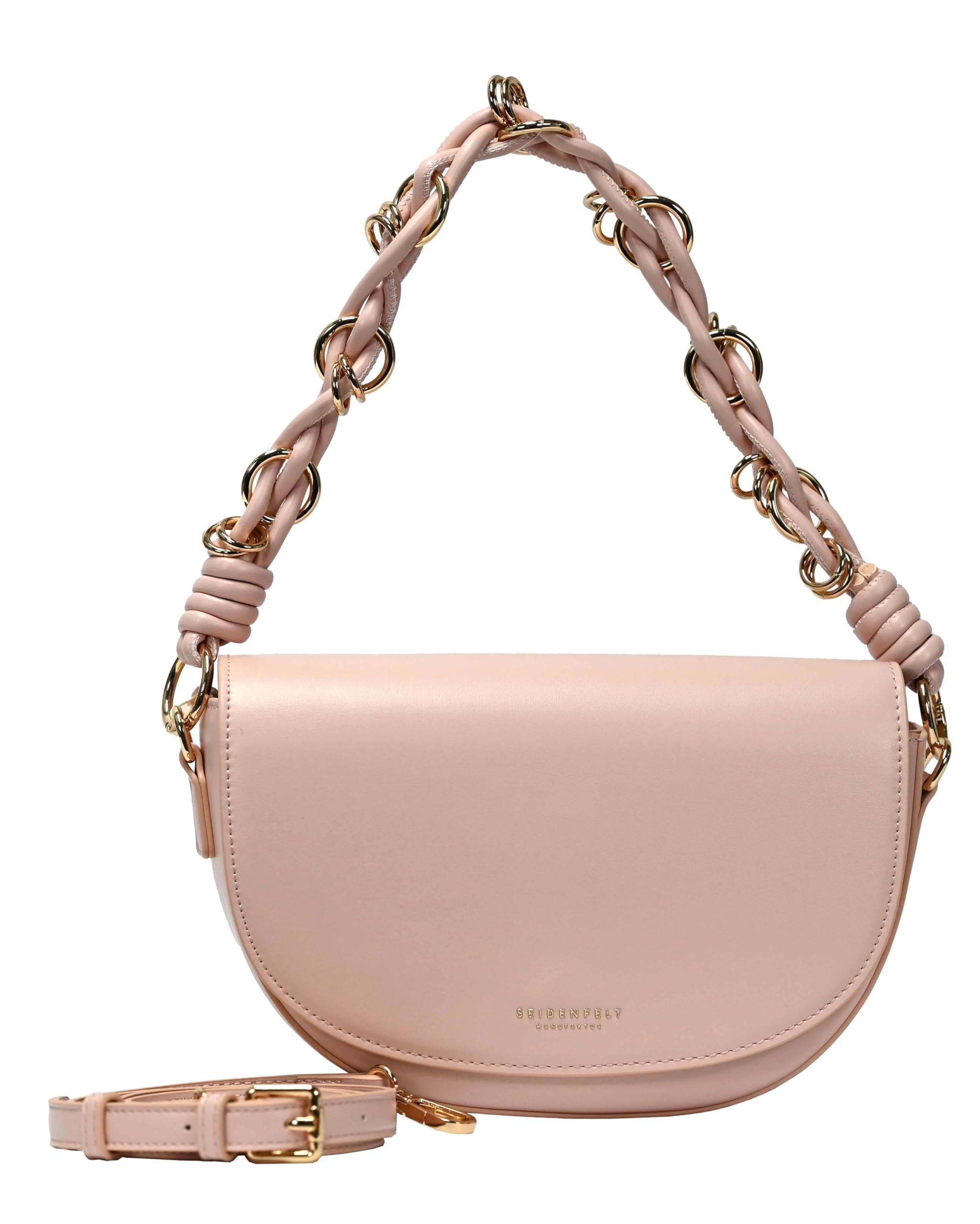 SEIDENFELT MANUFAKTUR Sundby Saddle Bag Umhängetasche in Tulle Pink