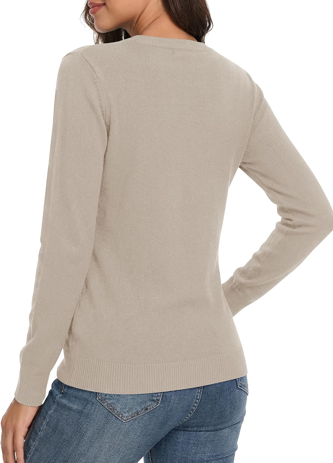 LaGracia Womens Wool Blend Crew Neck Long Sleeve Lightweight Fall Sweater 2026 image 5