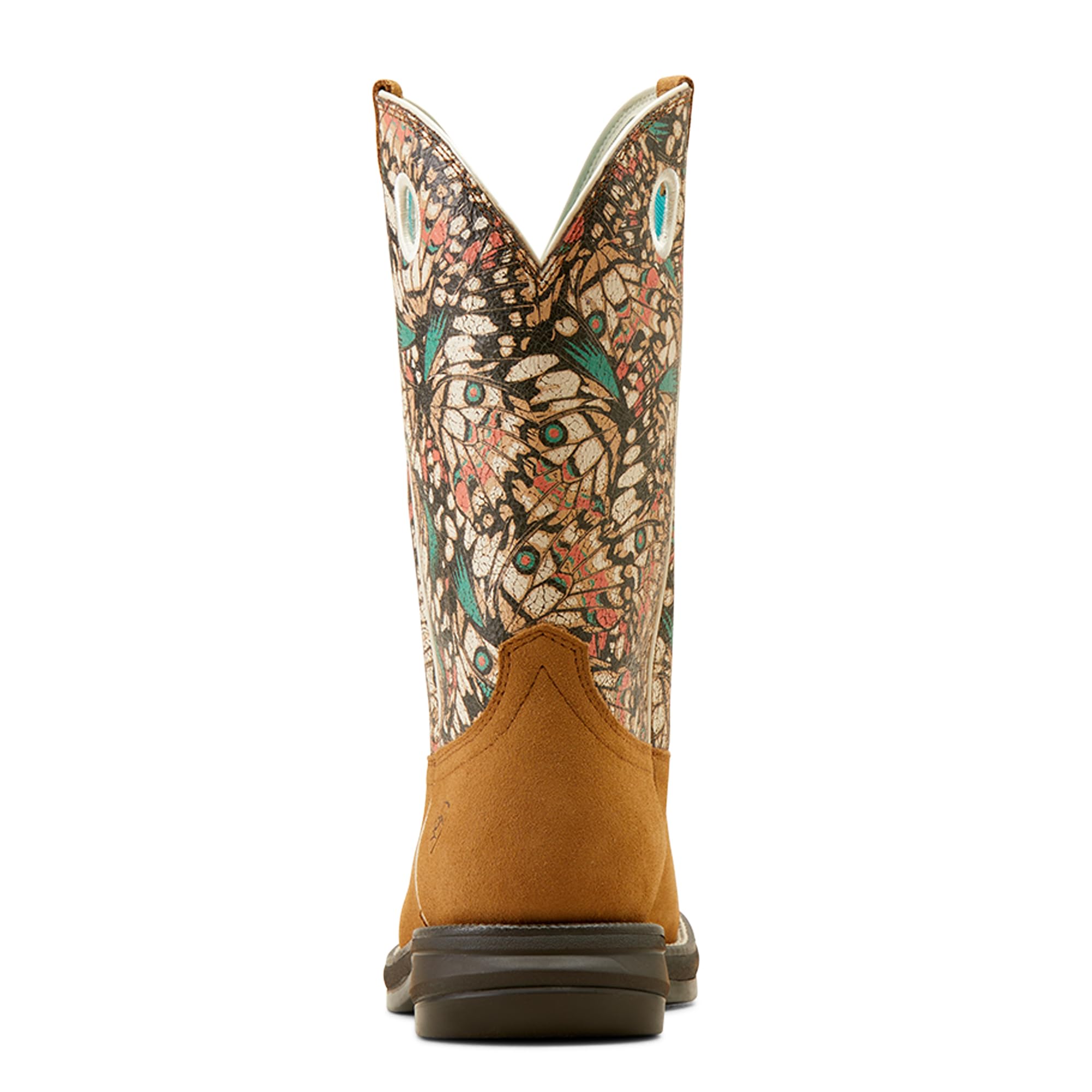 Ariat Women's Anthem Myra Western Boot: 8.5 Mariposa/Dark Tan Suede