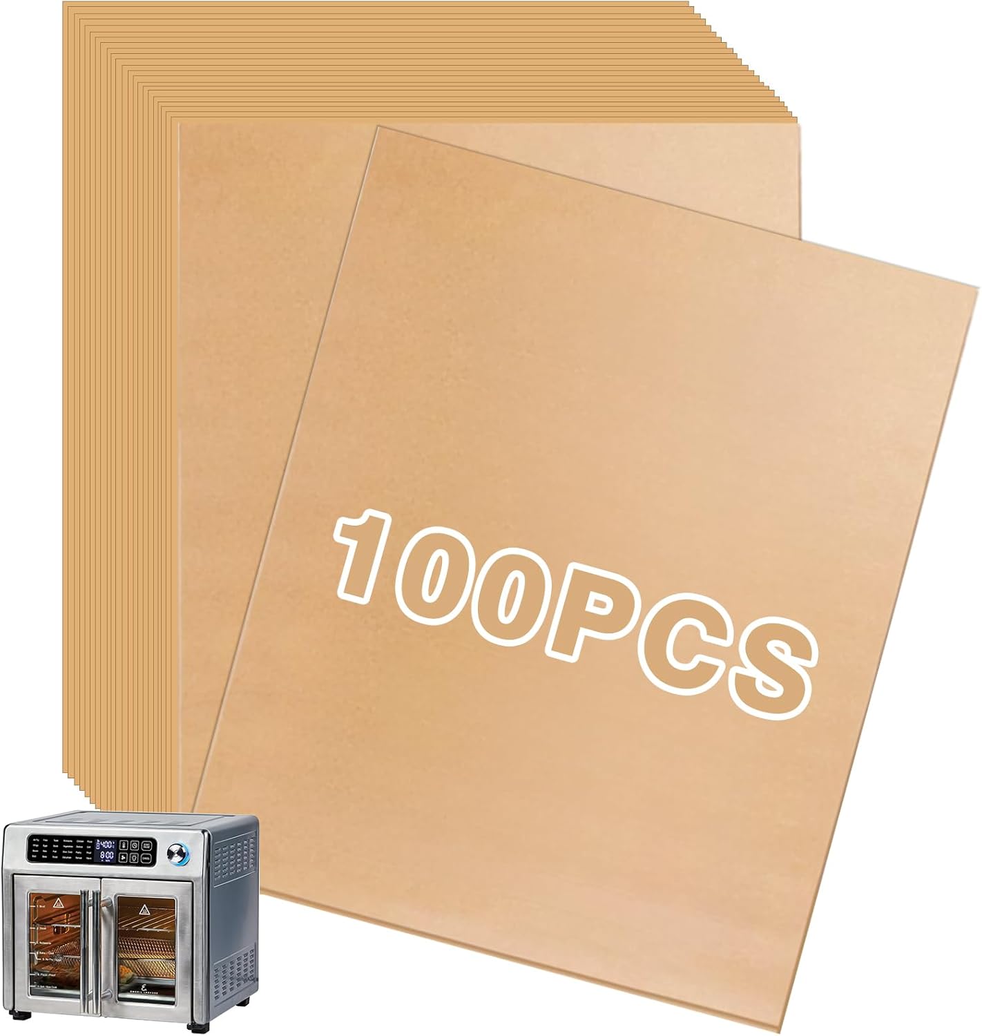 Air Fryer Liners Disposable for Emeril Lagasse 26 QT Extra Large Air Fryer, 100PCS Parchment Paper Sheets Air Fryer Accessories for Emeril French Door 360 Air Fryer Liners Disposable for Emeril Lagasse 26 QT Extra Large Air Fryer, 100PCS Parchment Paper Sheets Air Fryer Accessories for Emeril French Door 360