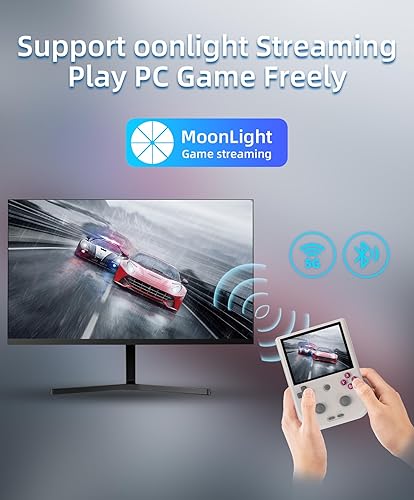 Miniatura 6 de RG405V - Juego de mano retro, Android 12 integrado 128G TF tarjeta 3172 juegos, pantalla táctil IPS de 4 pulgadas con extremo frontal de juego,