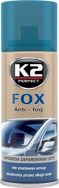 K2 Car Fox Anti Fog, glass window windscreen protectant spray 200ml