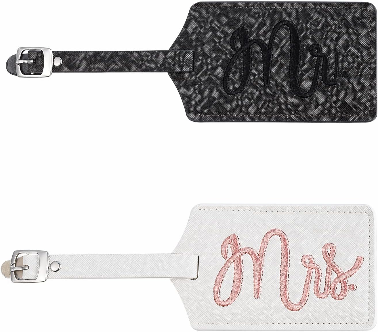 INGJIA 2 Stück Leder Kofferanhänger Mit Adressschild – Schwarzes PU-Leder, Halbgeschlossenes Design Zum Schutz Der Privatsphäre