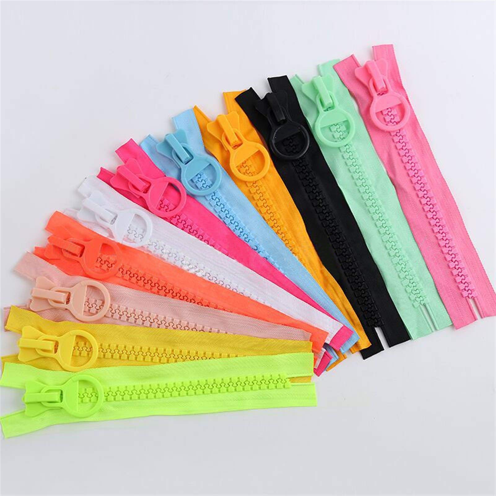 Accesorios de ropa, costura a medida artesanal de bricolaje, cremalleras # 20 Cremallera de resina de cremallera de plástico súper grande, for estuche de lápices de bolsillo Bolsa de cosméticos Costur