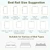 Bed Rail for Toddlers, Extra Long, Portable Safety Bed Guardrail with Side Pocket, Baby Bed Rail Guard, Fit King Queen Full Twin Size Bed Mattress (175 x 25 x 102 cm)