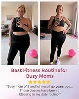 Vista 3 de Home Pilates Essentials Kit for Women, Magic Circle Pilates Equipment Ring and Ball Set, 6 Resistance Bands Workout Guide for 28 Day Pilates