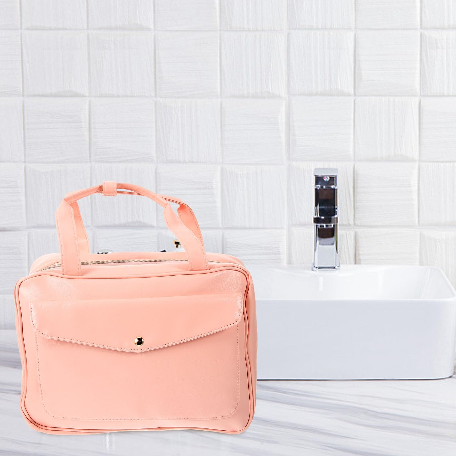 Borsa Toilette per Viaggio Organizer Cosmetici con e Gancio Ampia Capacità per