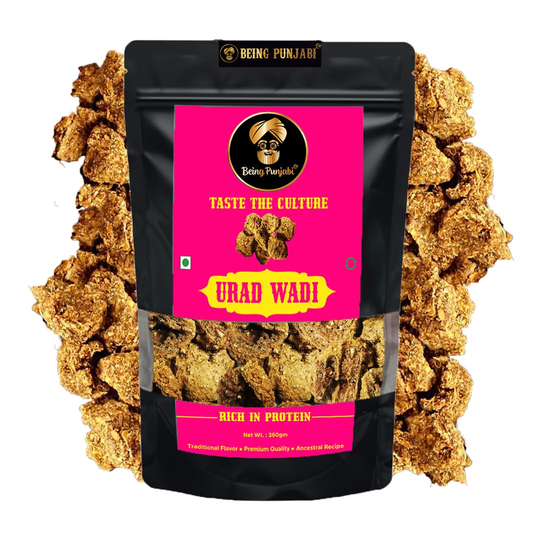 Being Punjabi Amritsari Urad Wadi Natural Punjabi Dal Badi No Preservatives & Ready to cook (360)