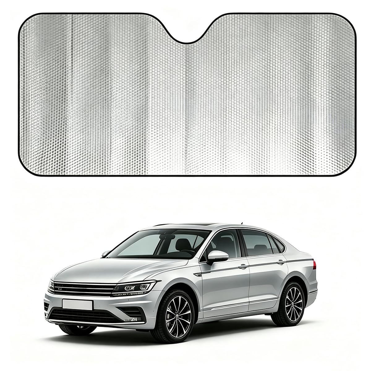 ENHOHTFHF For Mercedes-Benz A-Class W168 W169 W176 W177 Car Windscreen Sunshade,Foldable Car Front Sunshade for UV Protection and Heat Reflective,Keep Vehicle Interior Cool