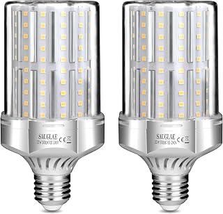 Bombillas LED de 32W, Bombillas Incandescentes Equivalente de 260W, Blanco Cálido de 3000K, 3600 Lm, Bombillas de Tornillo Edison E27, 2 Piezas