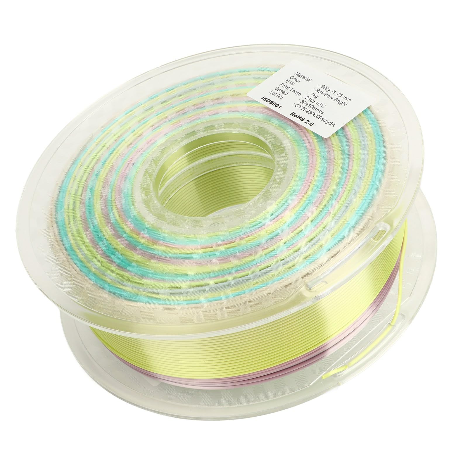 PLA Filament Color Gradient Rainbow Wielokolorowy Jedwabisty Błyszczący 1,75 mm Filament do drukarki 3D