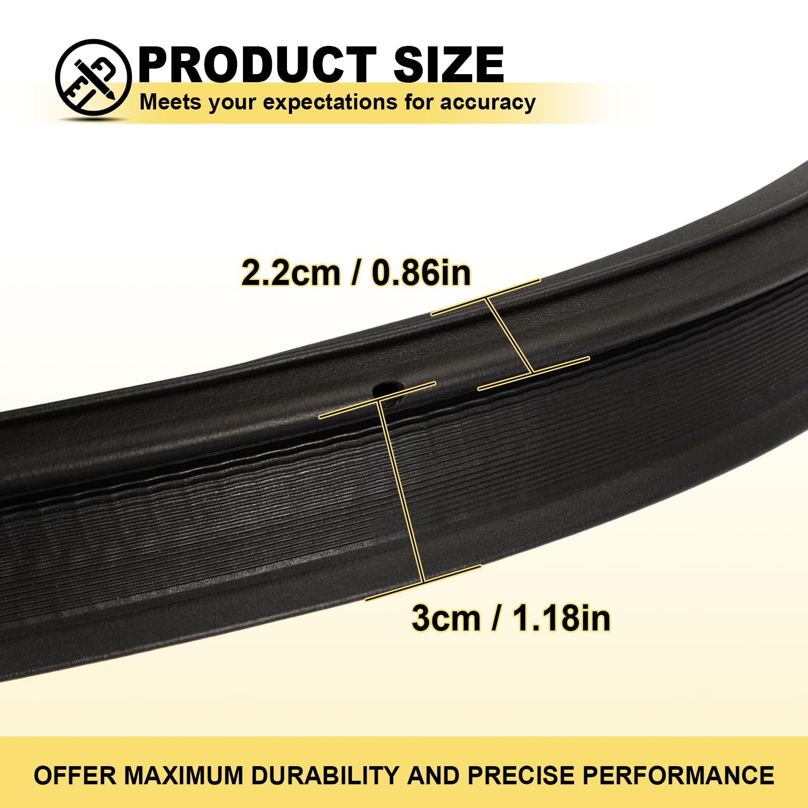 LDLRVeX Guarnizione In Gomma Di Tenuta Per Portellone Compatibile Con Land Cruiser Prado 120 Lc120 2003-2009 67881-60131, Guarnizione Della Porta Nero