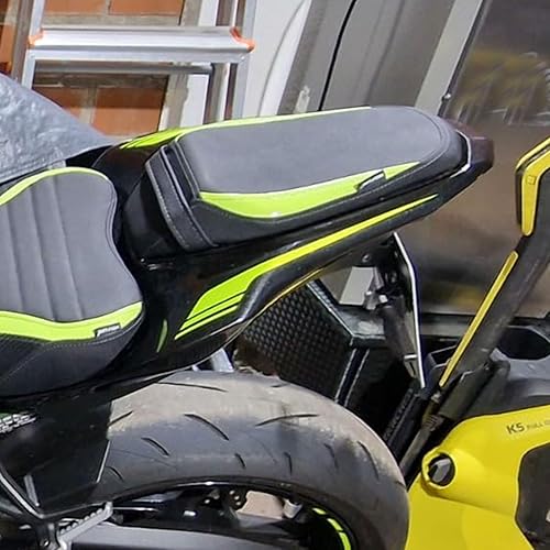 Vista 3 de Asiento delantero de cuero suave Touring Waterpfroof, cojín para asiento trasero del pasajero, asiento trasero para Z900 Z-900 2017 2018 2019 2020