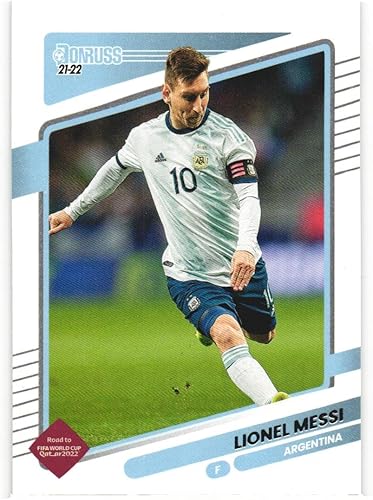 LIONEL MESSI 2021-22 Panini Donruss Road to FIFA World Cup Qatar 2022 Soccer Card #1 Paris Saint-Germain PSG Argentina