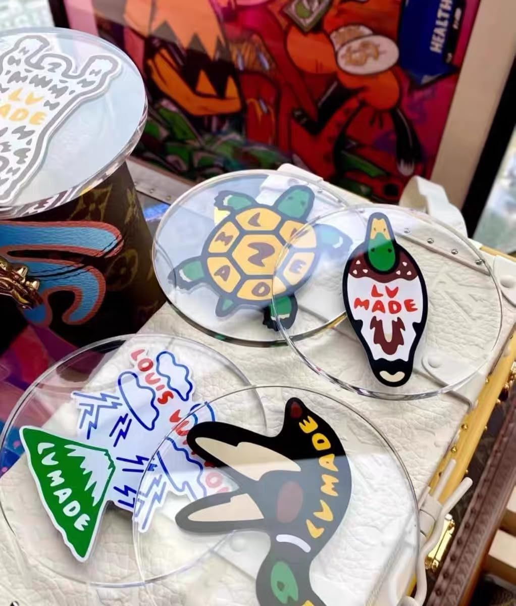 パーソナライズされたカラフルなアクリルコースターセット - コーヒー、ワイン、カクテル用のカスタマイズ可能な飲料コースター|モダンな