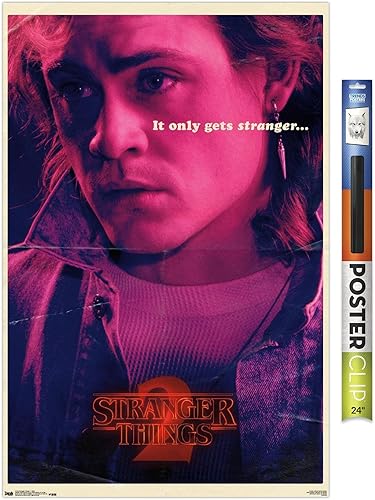 Vista 18 de Trends International Netflix Stranger Things: Season 2 - Póster de Billy Wall, 22.375 x 34 pulgadas, versión enmarcada en negro