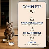 Vista 3 de almo nature HQS Complete CAT - Comida húmeda para gatos, receta de atún con huevos de codorniz en salsa, comida para gatos sin granos, 2.47 onzas