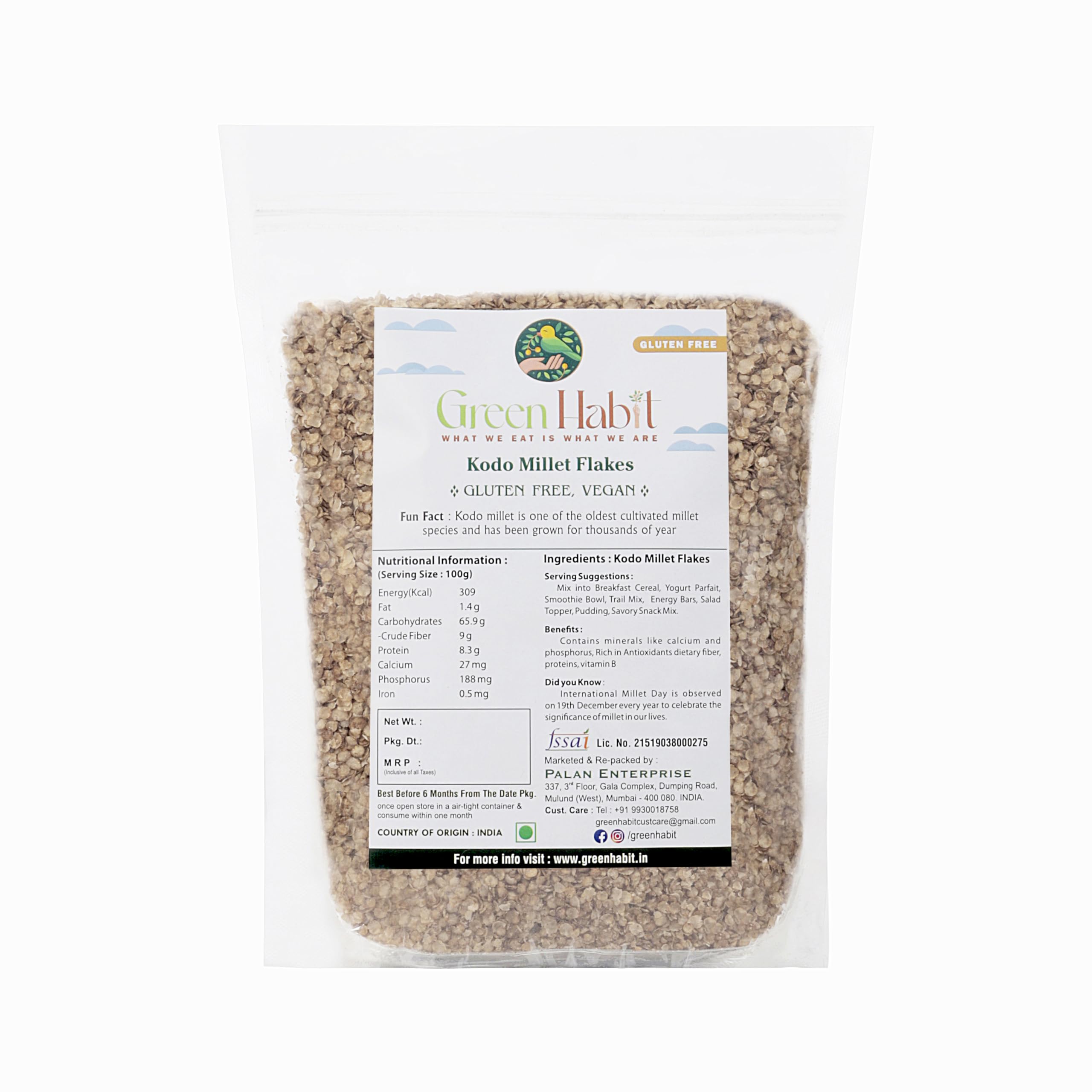 See full amazon price history chart for GreenHabit Kodo Millet Flakes 1.5kg - Nutritious and Gluten-Free kodo Poha Cereal - High Fiber Breakfast Vegan (Kodo Millet Flakes,1.5 kg) GreenHabit Kodo Millet Flakes 1.5kg - Nutritious and Gluten-Free kodo Poha Cereal - High Fiber Breakfast Vegan (Kodo Millet Flakes,1.5 kg) (B0CTKR429W) Amazon Price History, Amazon Price Tracker