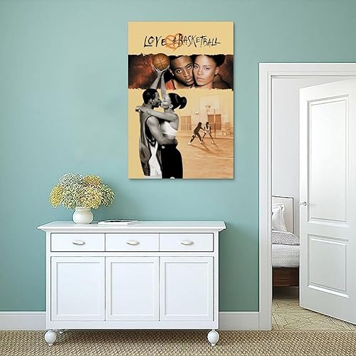 Miniatura 4 de RUIZE Póster de película de amor y baloncesto para dormitorio, lienzo estético, decoración de pared, 12 x 18 pulgadas (11.8 x 17.7 in)