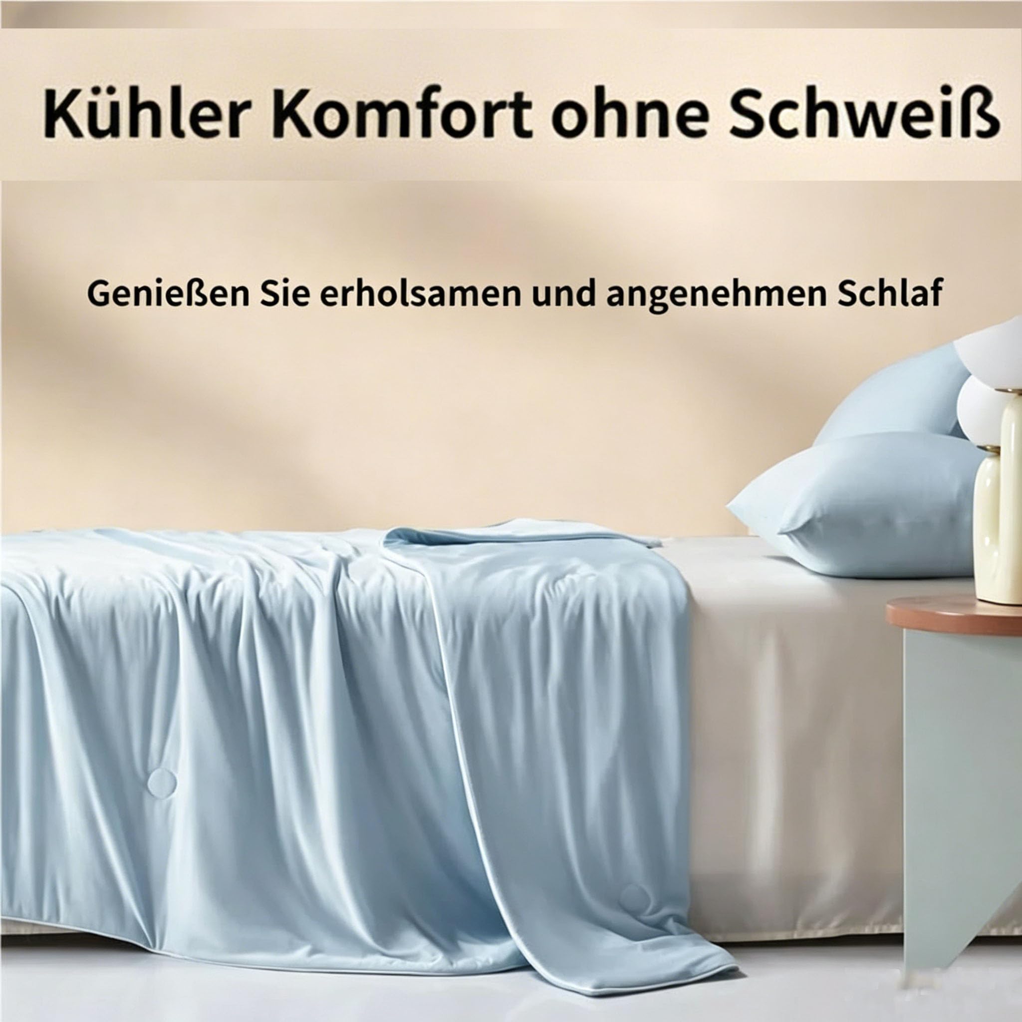 Magic Sleep Eisdecke, Magic Splashy Bettdecke, Eisdecke Für Heiße Sommernächte, Double-Sided Eisdecke Zum Schlafen Eisseide, Erfrischend Kühler Schlaf Ohne Klimaanlage (F,150 * 200CM)