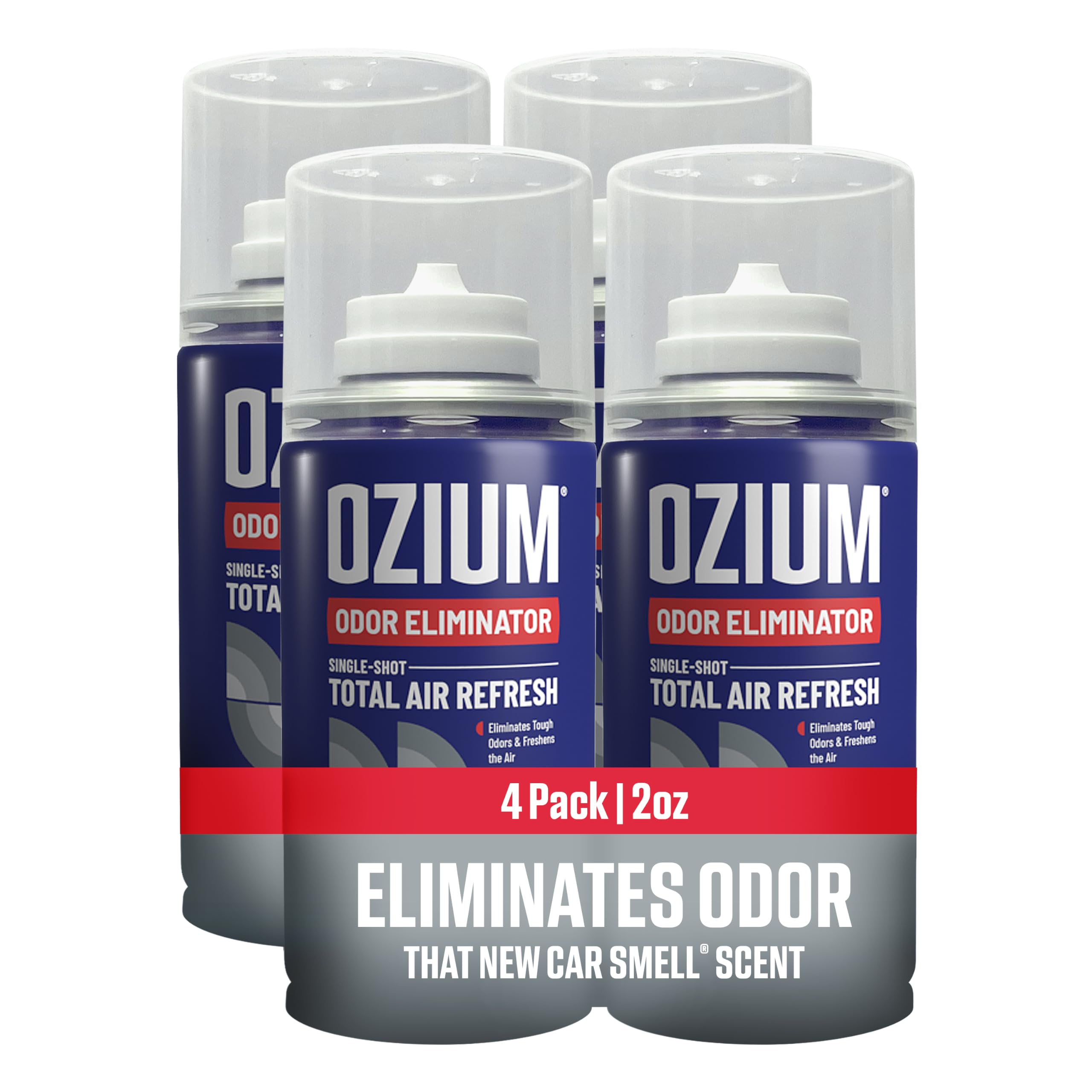Ozium Air Sanitizer Car Fogger New Car Smell 4 pack