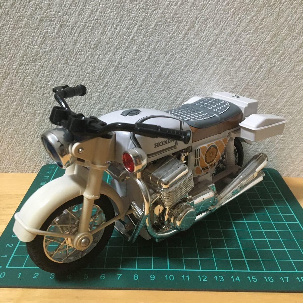 白バイ」ブリキ ホビー 当時物 希少 TOT プルバック マシーン ホンダ