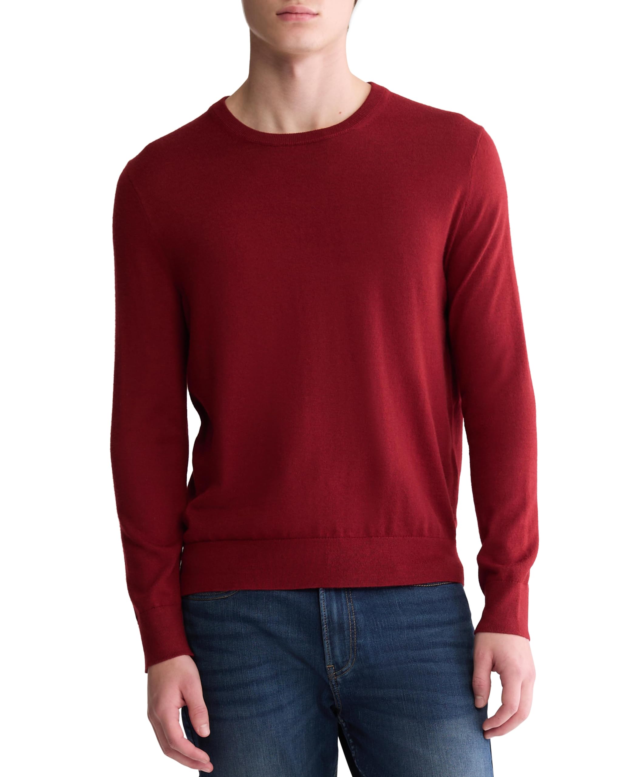 Calvin Klein Maglione in Lana Merino Extra Fine Maglione Uomo (Pacco da 1)