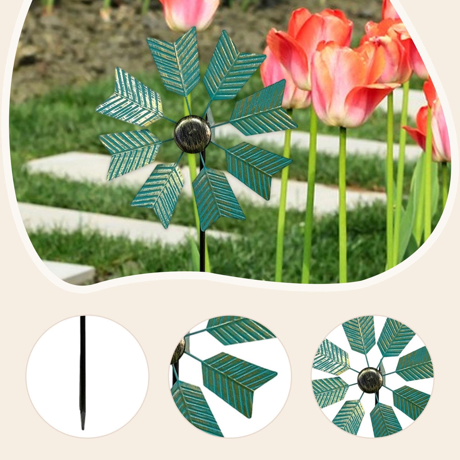 Homyl Sculpture éolienne Décorative en Métal pour Jardin, Pelouse et Cour