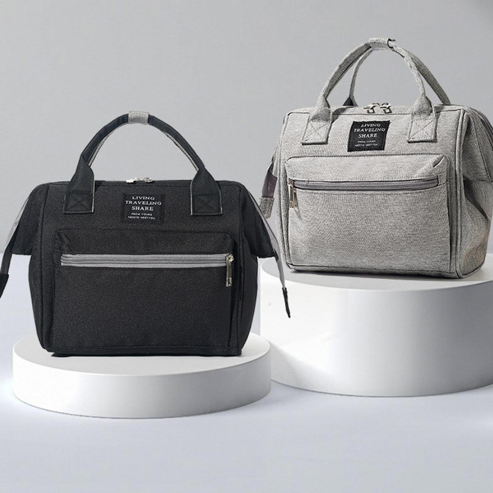perfeclan Bolsa de pañales para mamá, portátil, Ligera, organizadora, versátil y Elegante, Oscuro