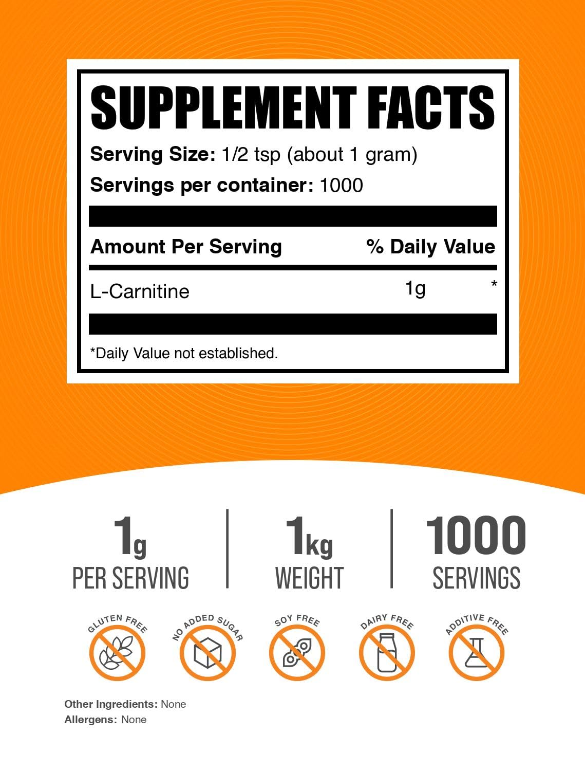 l carnitina grasa L-CARNITINA POLVO QUEMADOR DE GRASA RESISTENCIA ANTIOXIDANTE