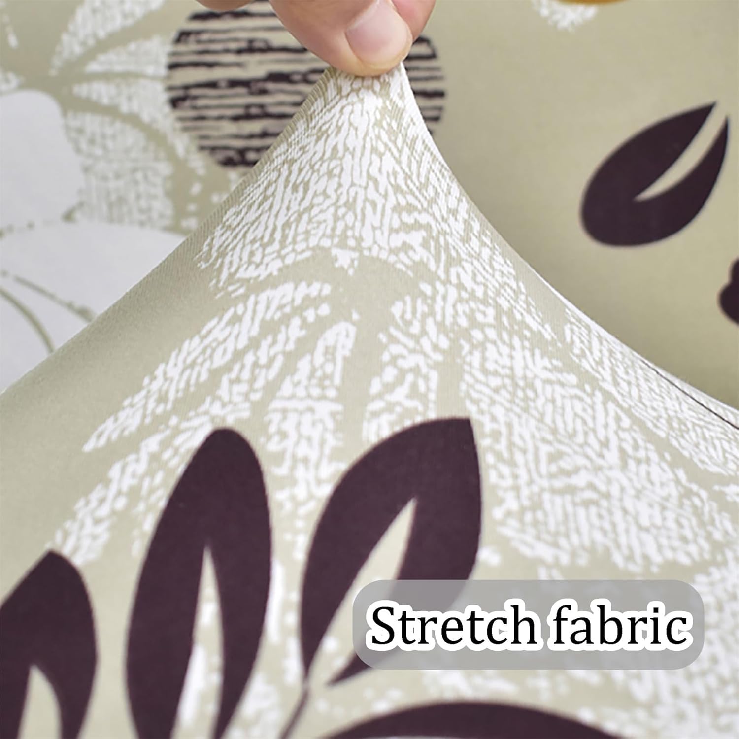 Stretch Rattan Cushion Covers for Garden Furniture, Elastic Fit Seat Covers, Soft Polyester Replacement Covers for Indoor Outdoor Use – Waterproof & Stylish (#5,2PCs Length 150-190cm)