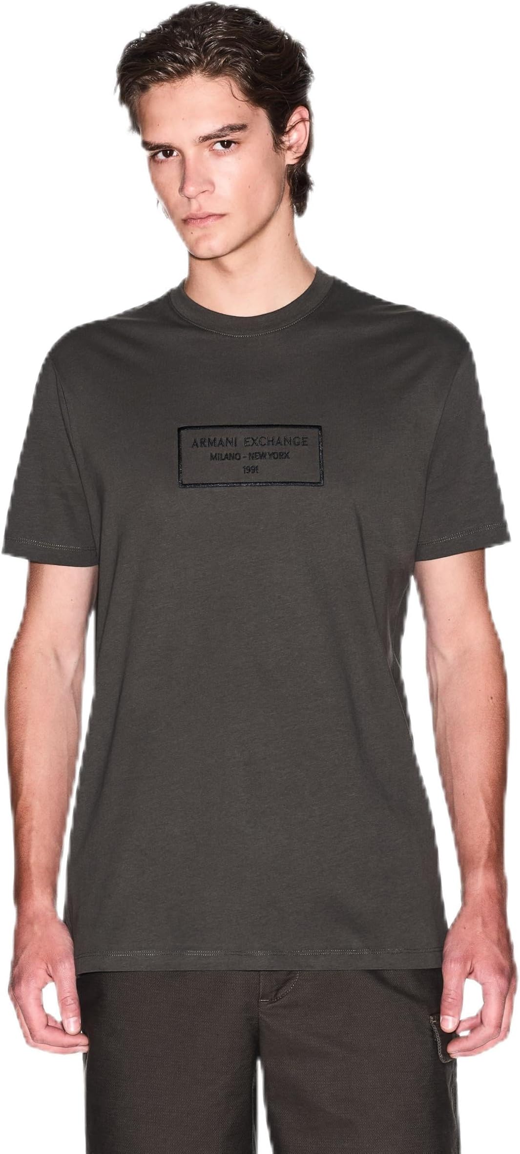 Men's Triangulation Crew Neck T-Shirt