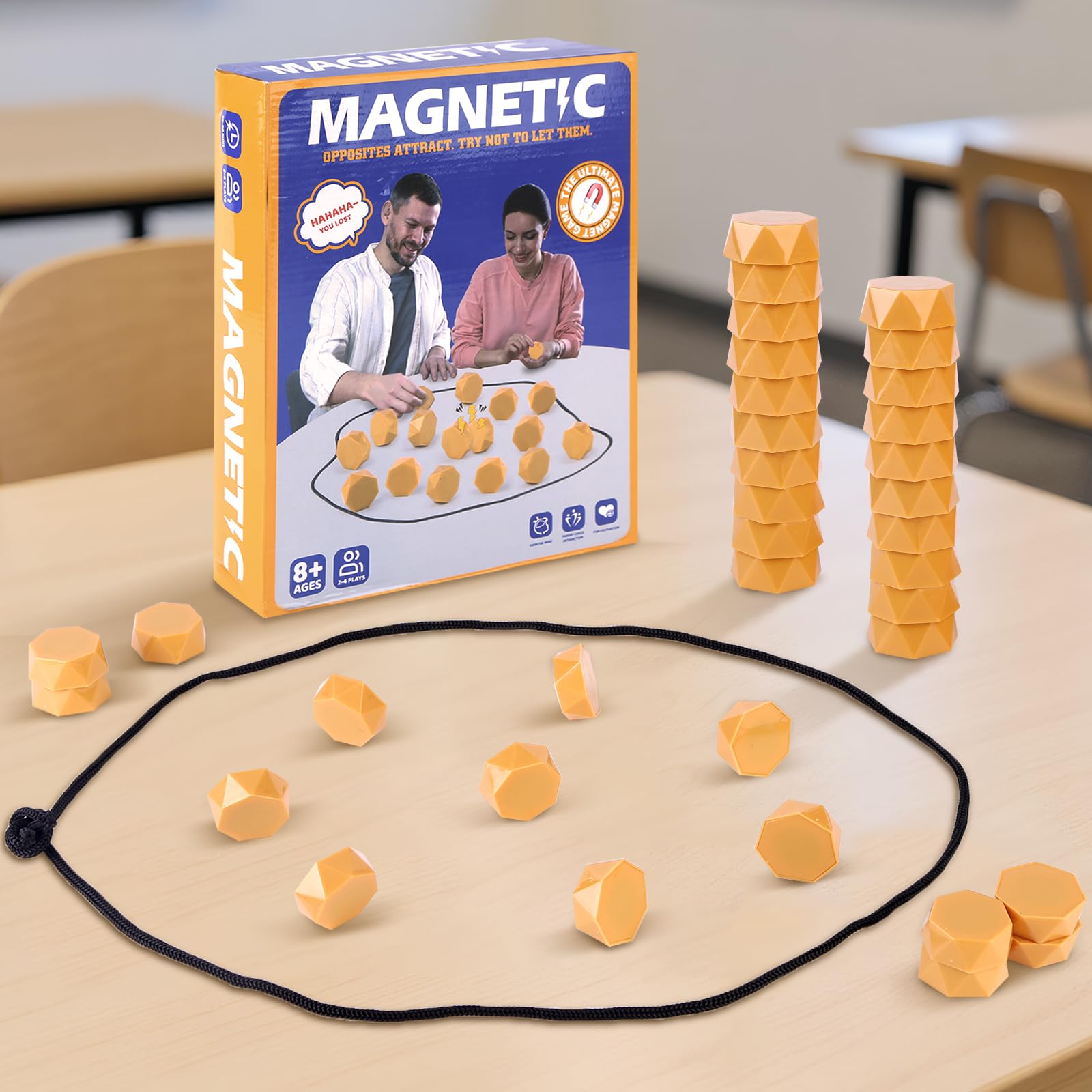 Juego Magnético De Mesa Para 1-4 Jugadores | Ajedrez Con Piedras Magnéticas De Atracción Y Juego Magnético De Mesa Para 1-4 Jugadores | Ajedrez Con Piedras Magnéticas De Atracción Y