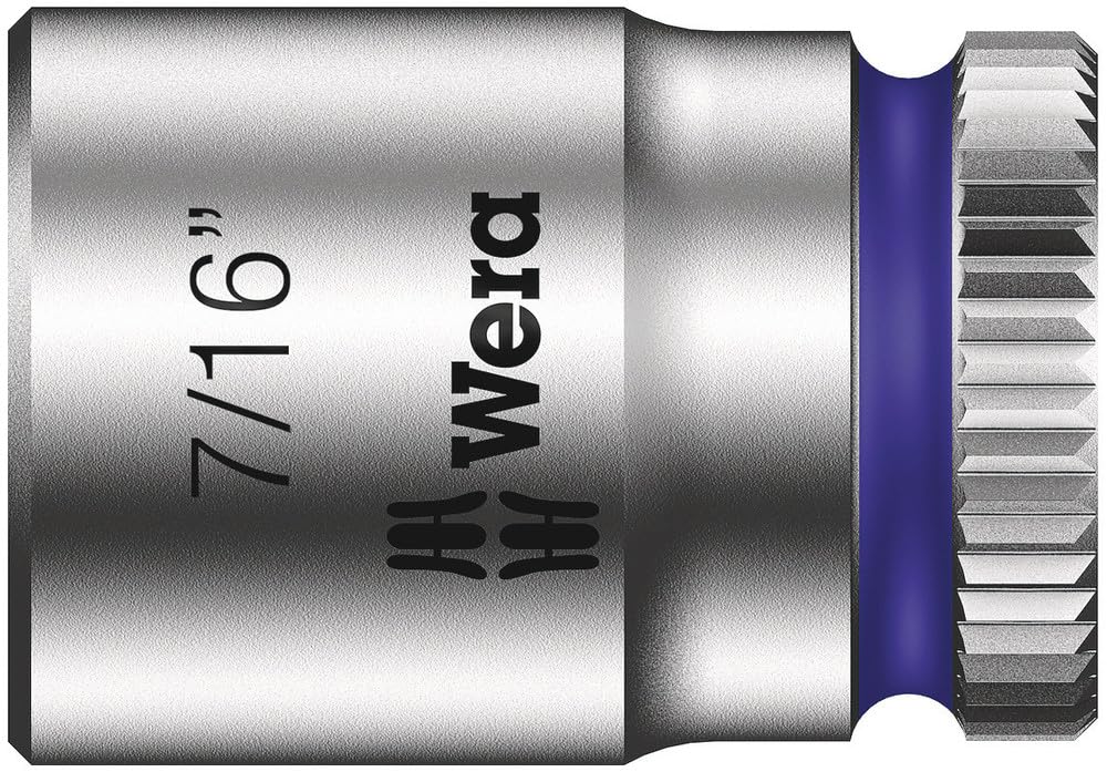Wera 8790 Hma Zyklop 1/4" Drive Hexagon Socket Imperial