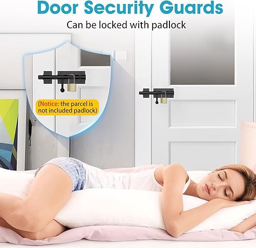 Miniatura 2 de Perno deslizante para puerta, cerrojo de barril, 6.3 pulgadas, resistente, acero inoxidable 304, acabado negro para valla de madera, puerta de