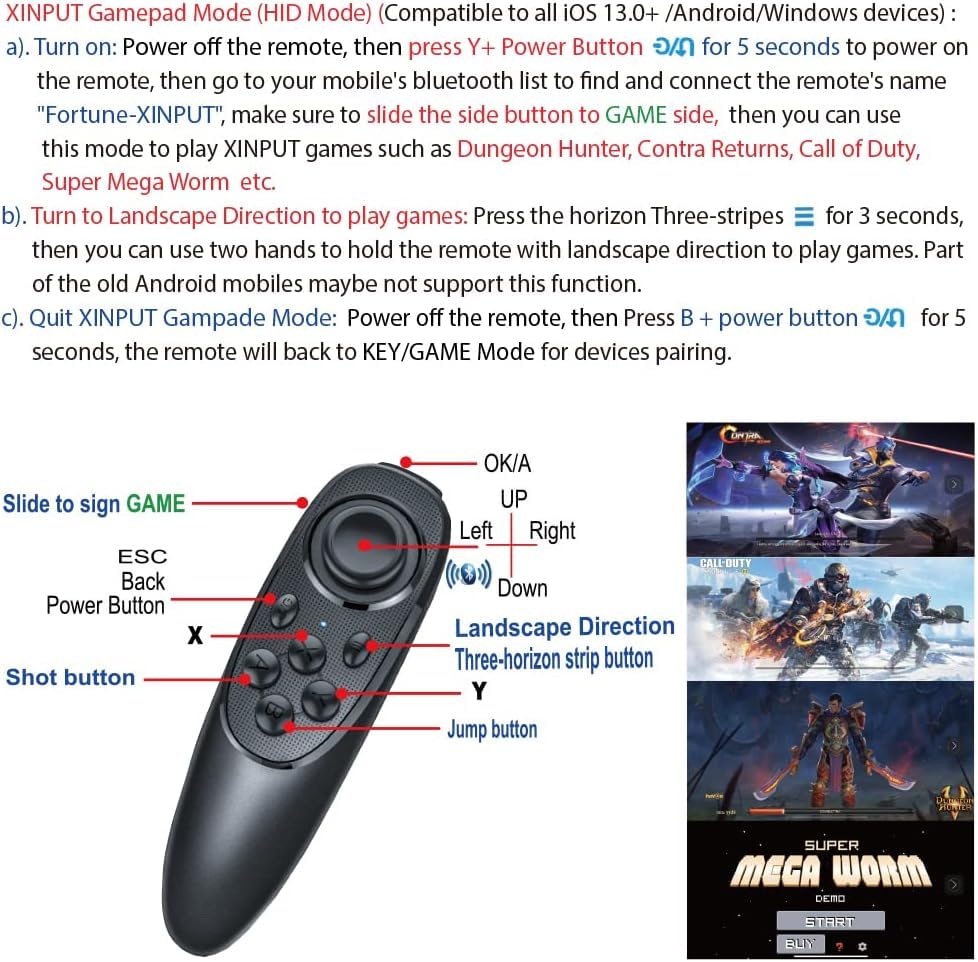 VR Headsets for Phone Cell Phone Virtual Reality headsets 3D Glasses Helmets VR Goggles for TV Movies Video Games Compatible to iOS Android Support 4.7” to 7.3” Mobile Screen with Controller (BR95)