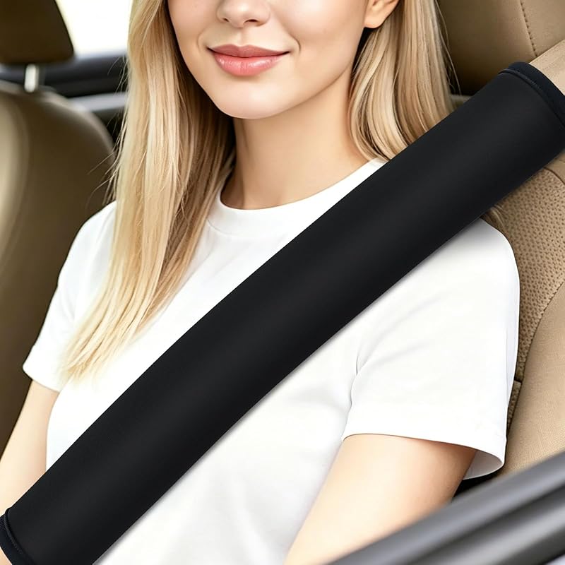 Capa para Cinto de Segurança Automotivo em Neoprene Impermeável DREAMANIA 49,53 cm Preta – 1 unidade