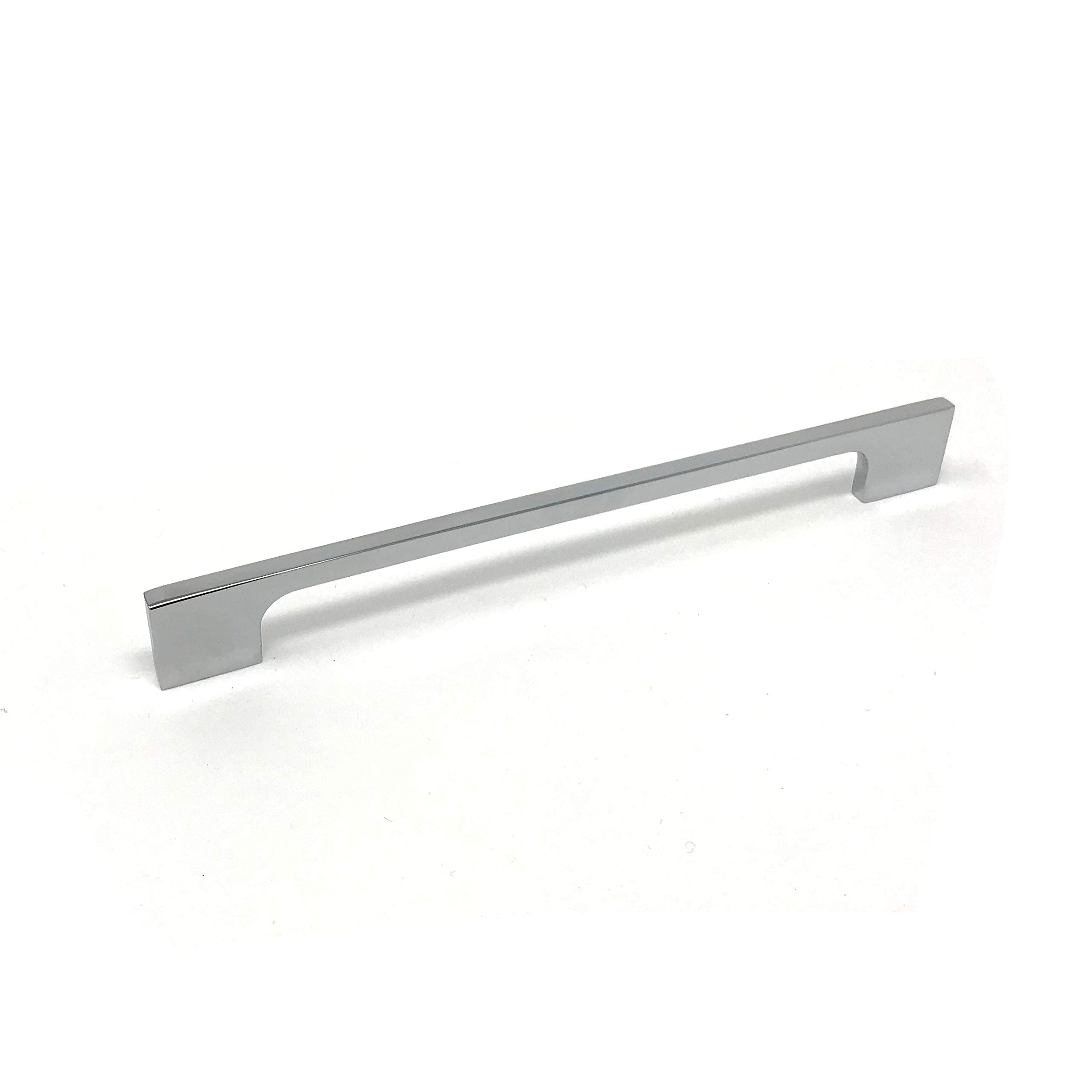 192mm Polished Chrome Slim Pull Handle for Kitchen Cabinets | Bedroom | Bathroom | Furniture | Cupboards