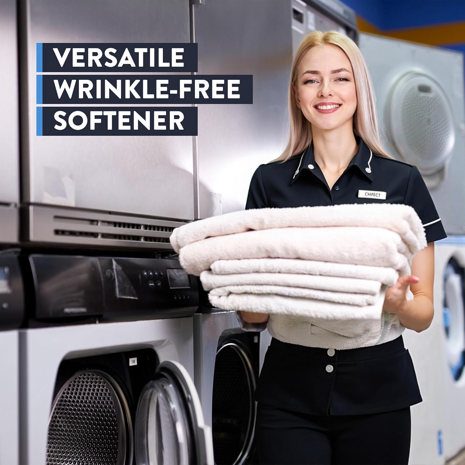 Pink Fabric Softener Concentrate - Odor Removing Freshener,Safely Clean 256 Loads Per Gallon, 1/2 Ounce Per Load, Heavy Duty Concentrated Commercial Formula, 1 Liquid Gallon Bottle, Pack of 1