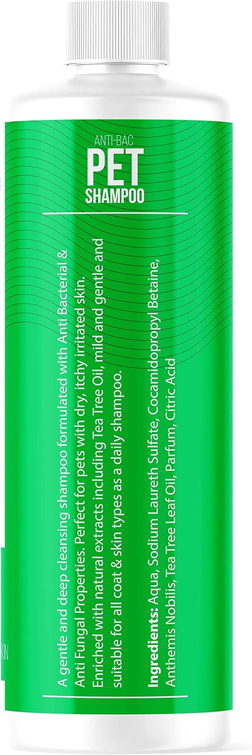 Dog Shampoo For Itchy Skin Anti Bacterial & Anti Fungal Contains