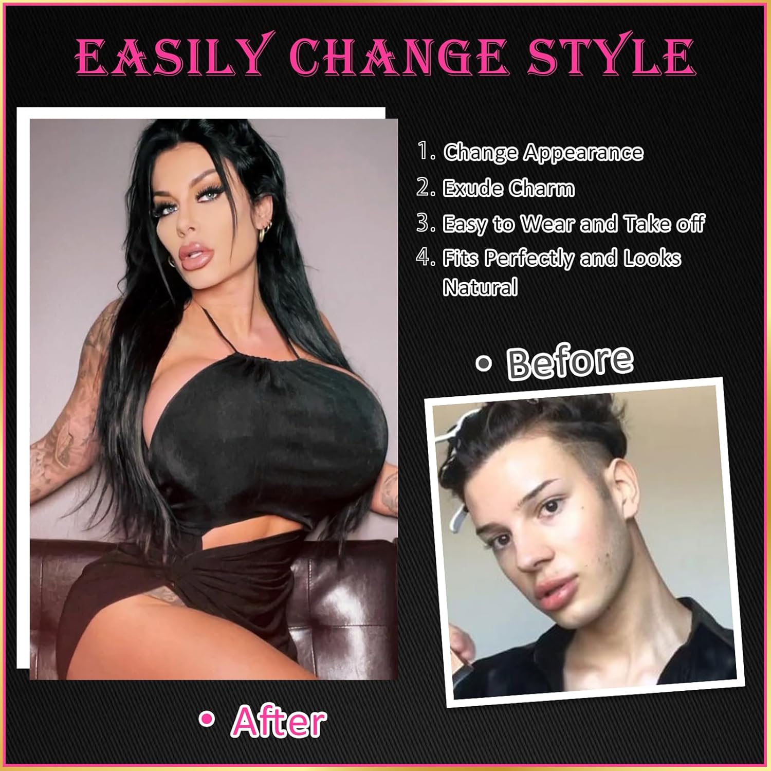 Silicone Breastplate for Crossdressers Drag Queen Realistic Breast forms for Cosplay Transgender - Image 3