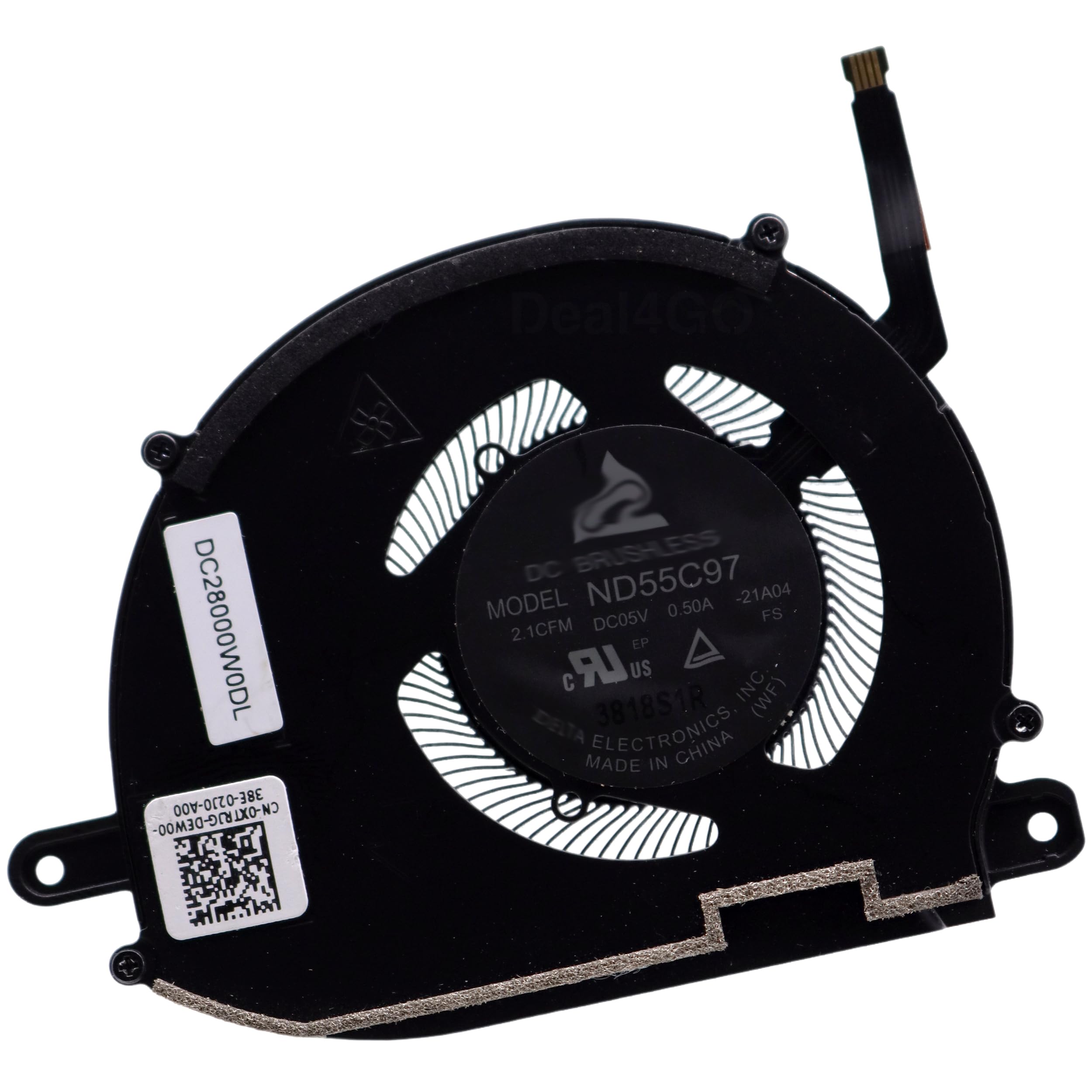 Ventilateur GPU XTRJG pour Dell XPS 13 Plus 9320 de rechange