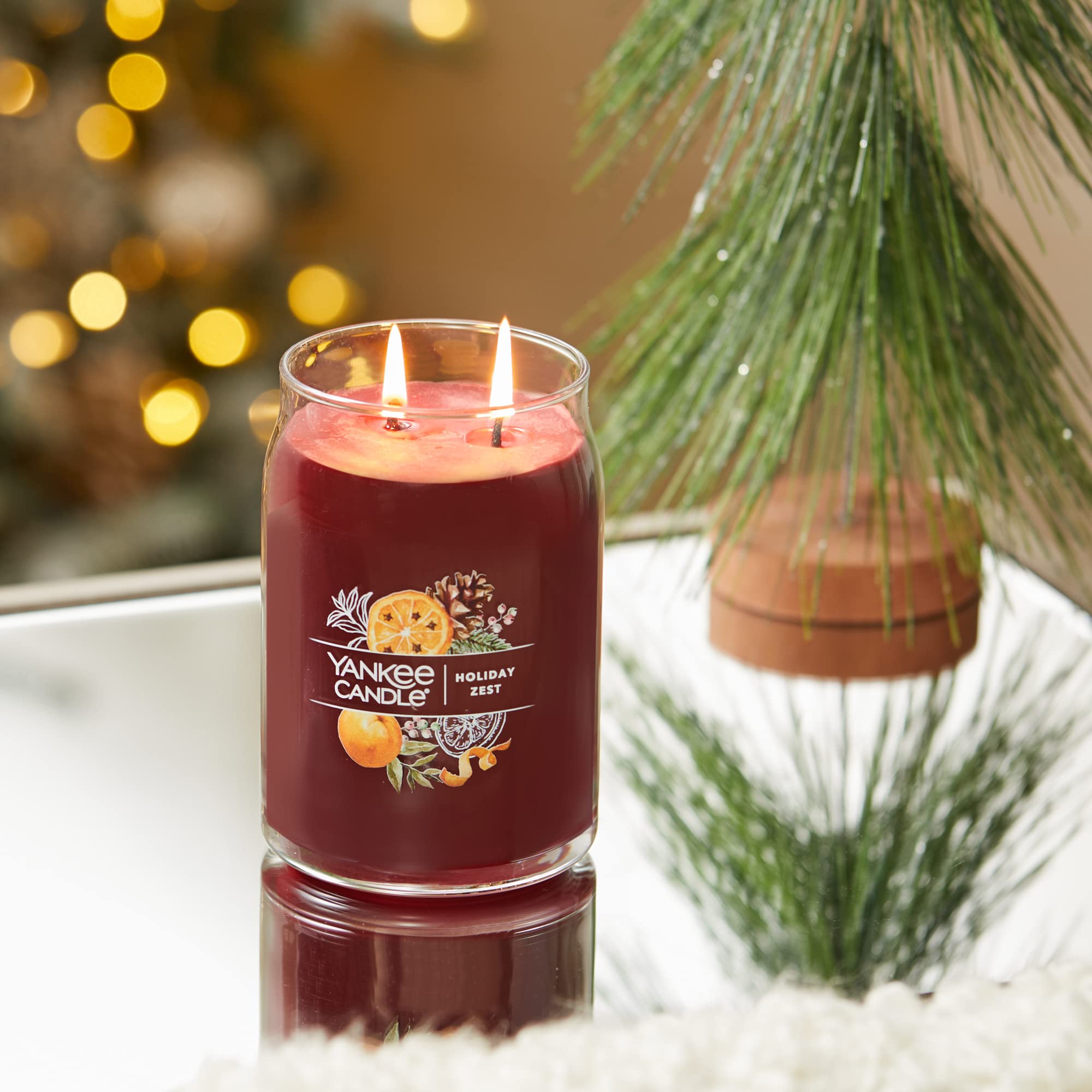 Amazon.com: Yankee Candle Holiday Zest Scented, Signature