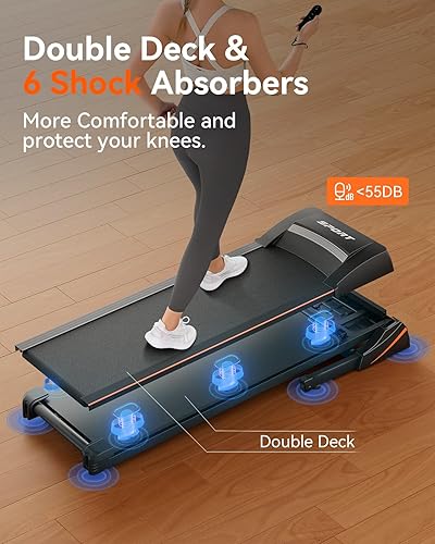 Miniatura 5 de Cintas de correr para el hogar, caminadora con 0-15% de inclinación automática, cintas de correr plegables de 3 HP para correr y caminar con