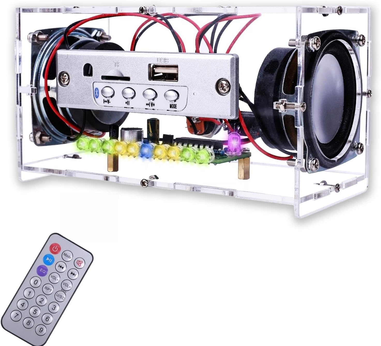MiOYOOW DIY Bluetooth Speaker Kit, STEM Soldering Practice Kit for Adults