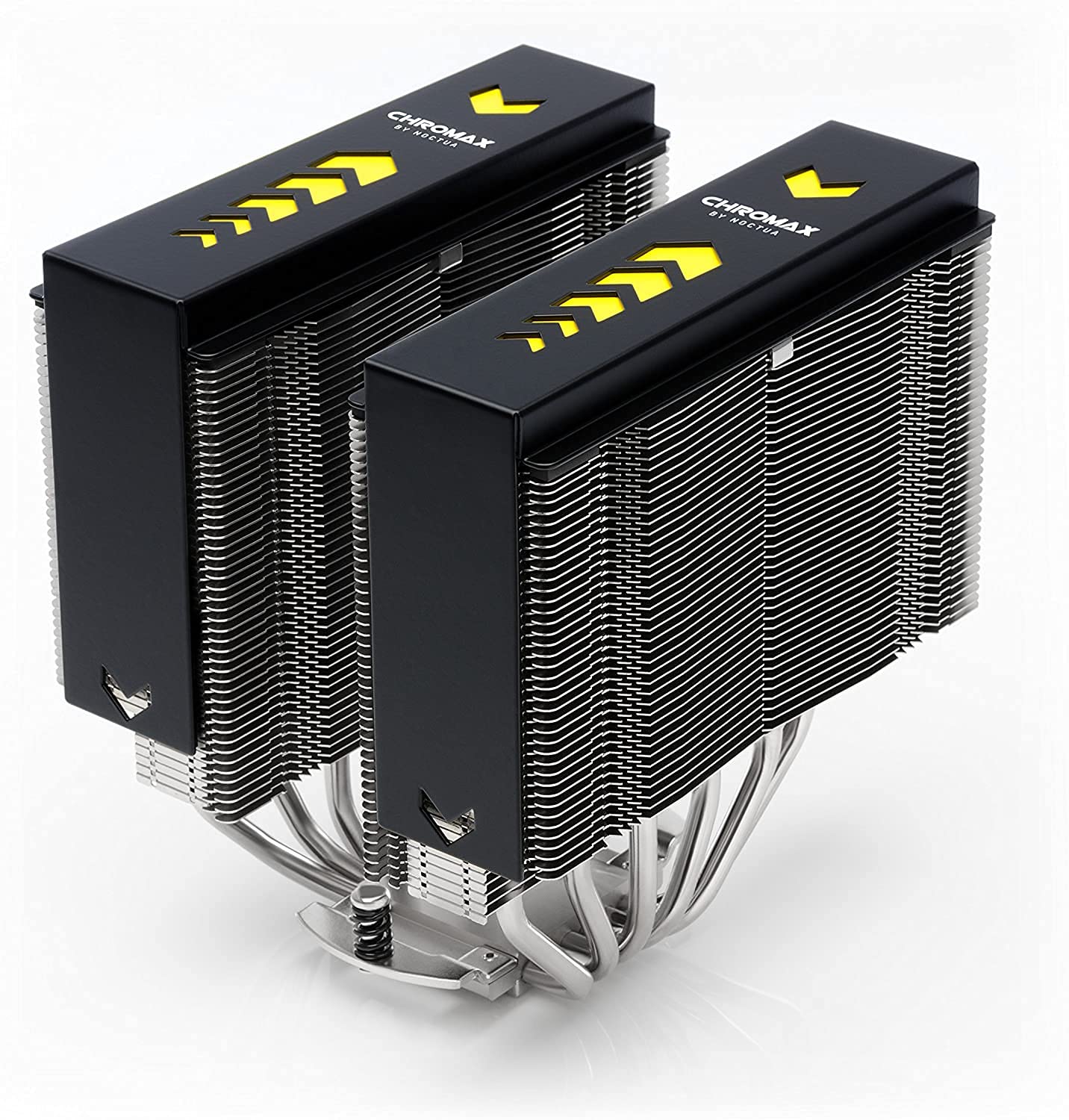 Noctua NH-D15S chromax.Black CPU Cooler with NA-HC3 chromax.Black.swap heatsink Covers