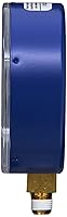Vista 2 de Yellow Jacket 49138 3-1/8" Blue Compound, 30", 0-350 psi, R-22/404A/410A Gauge Degrees F