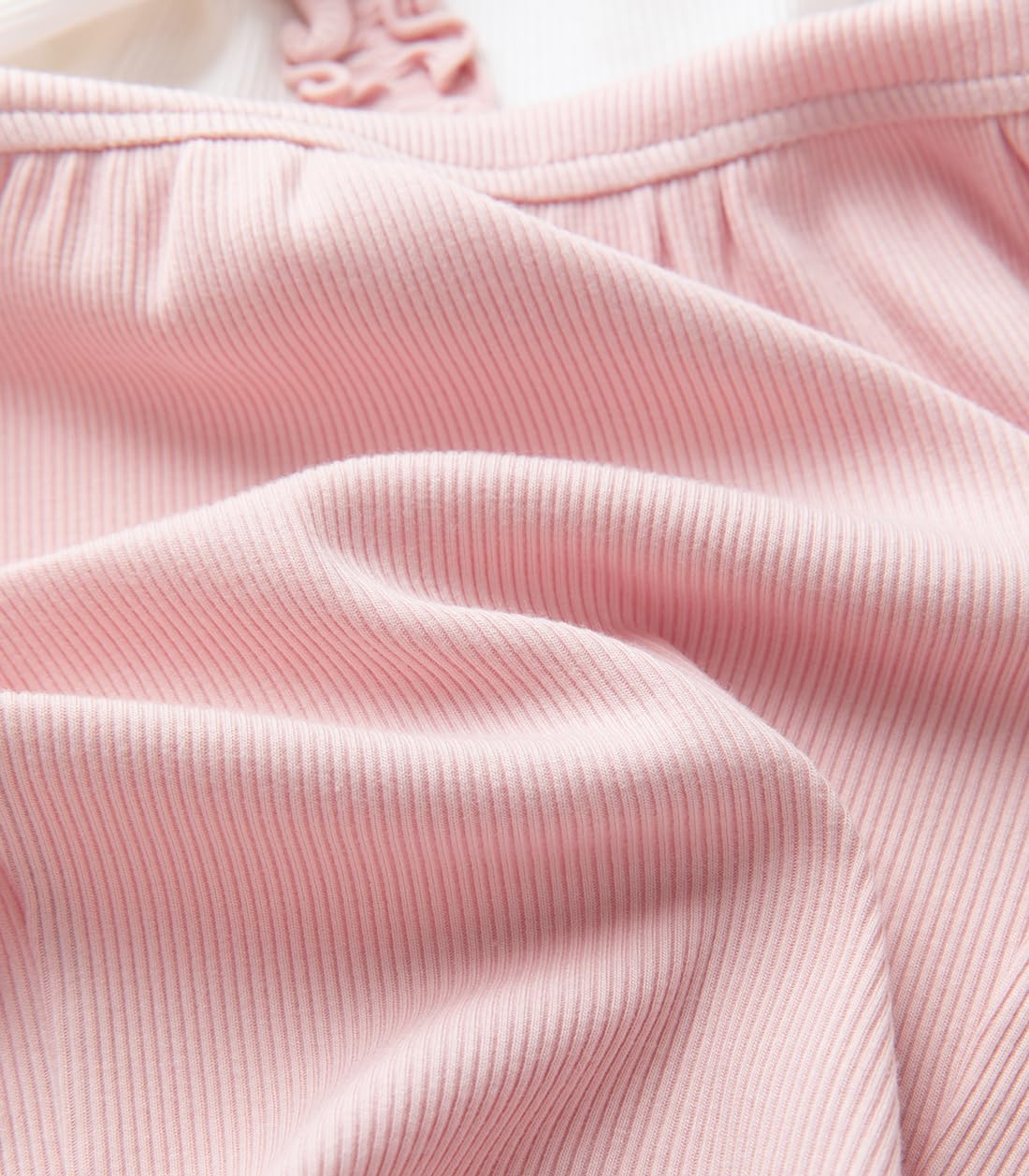 Tutine per Neonati in Cotone con Bottoncini Vestiti per Bambini Manica Lunga Jumpsuit con Volant per Bambini Neonata 0-18 Mesi